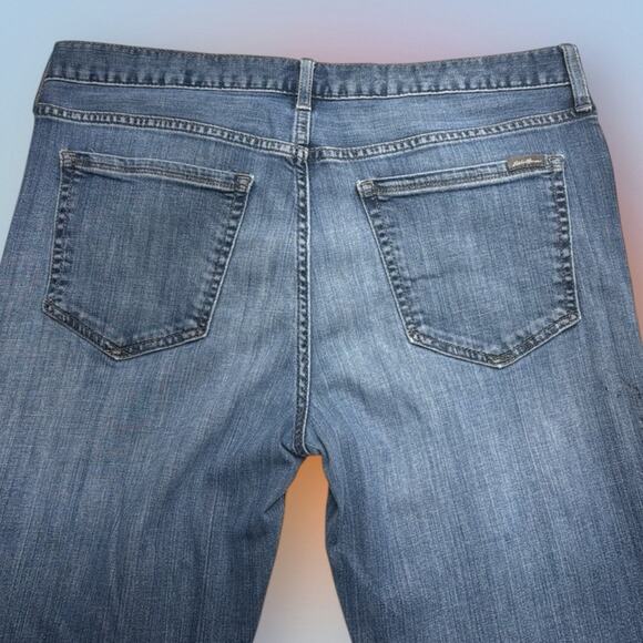 EDDIE BAUER Women’s 12 BOYFRIEND SLIM Blue Jeans - Picture 3 of 5